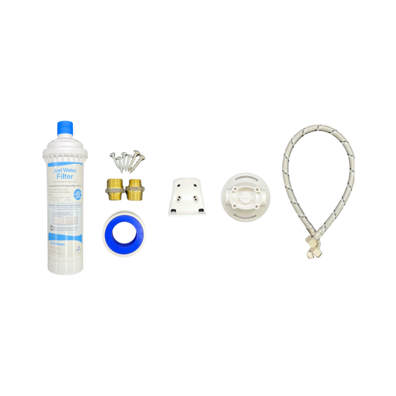 Components included in the Just Water Filter Kit
