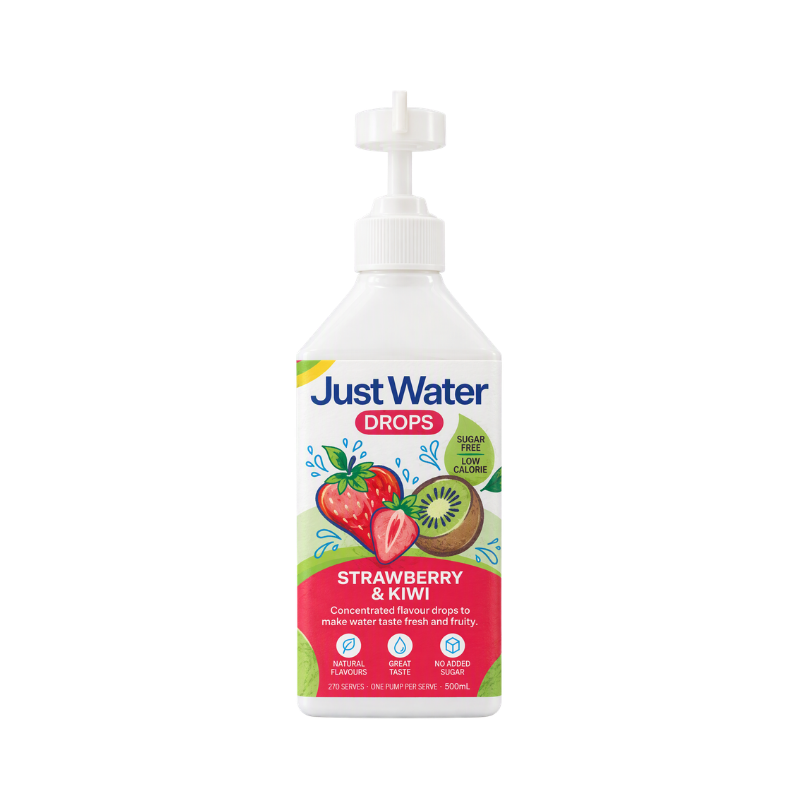 Just Water Strawberry & Kiwi flavoured water drops